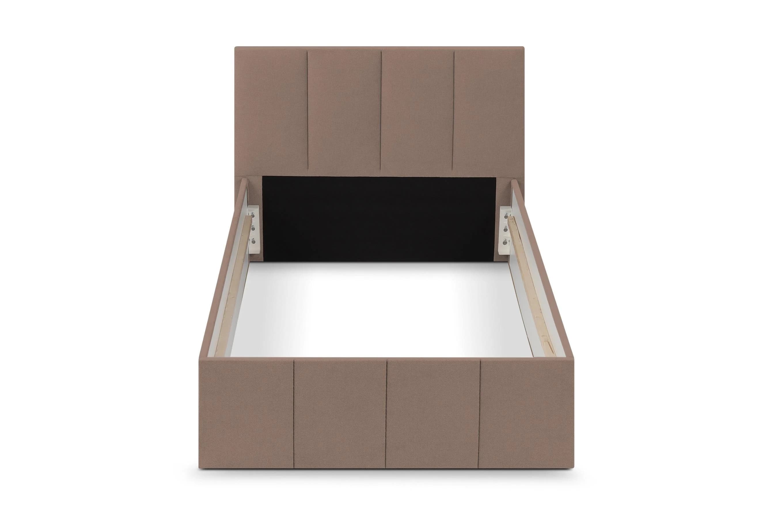 Halmon Schlafkomfort Betten Polsterbett Dalas Sahara Beige Stauraum