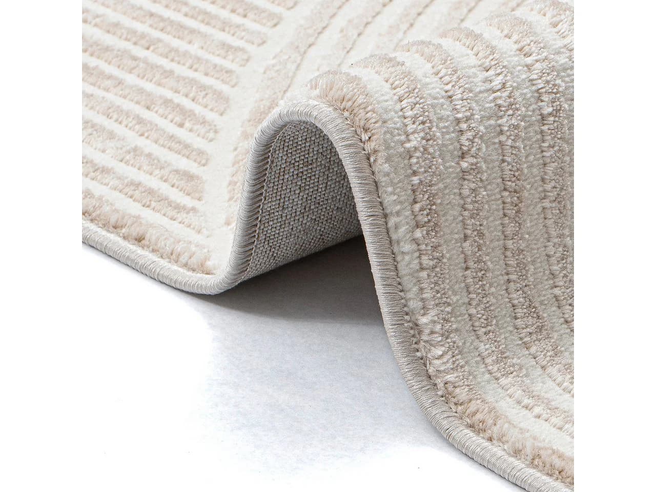 Teppich SEHRAZAT Moda 1100 Beige Rund 200 cm - Bild 3