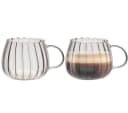 Zoha Glas Riffle Cup 400ml 8-tlg. Borosilikatglas Skandinavisch Bild 2
