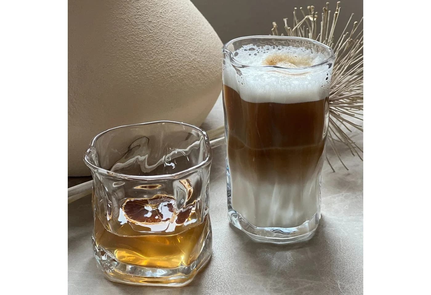Zoha Glas Diamond Clear Trinkgläser 8-tlg. Hitzebeständig - Bild 2