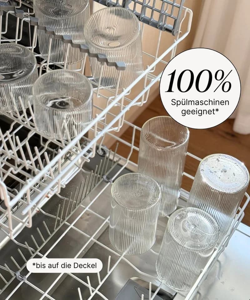 Zoha Vorratsglas-Set 4-tlg. Luftdicht Borosilikatglas mit Akaziendeckel - Bild 3