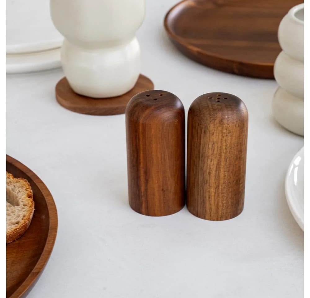 Bems Home Gewürzmühle Akazie Milo – Mühlen-Set Braun