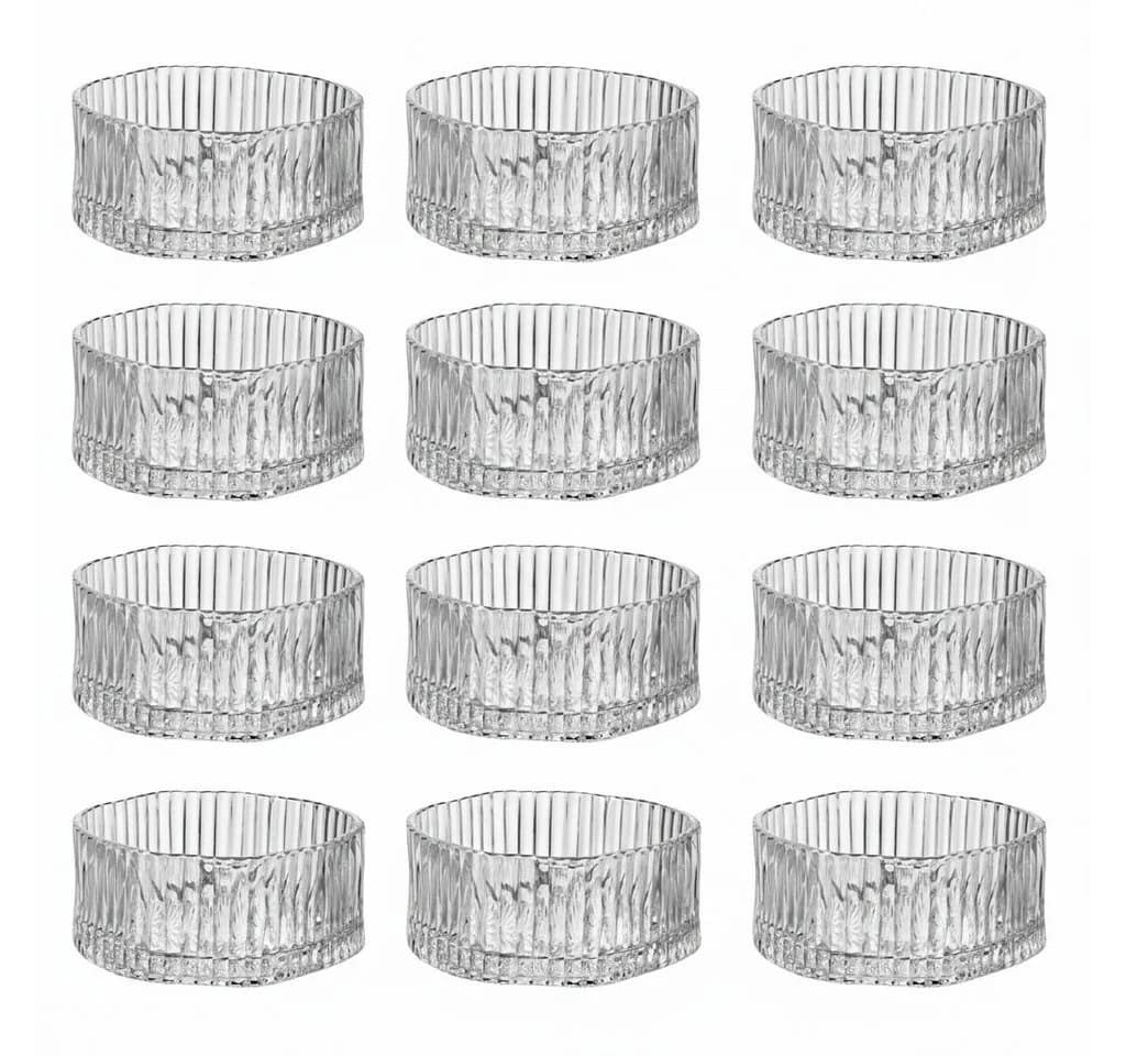 Zoha Dipschale Set 12-tlg. Premiumglas Transparent - Bild 2