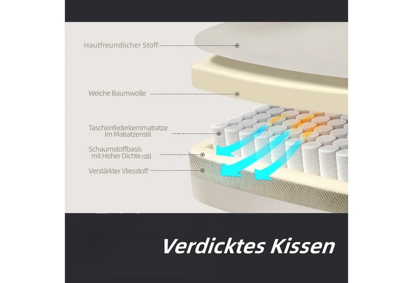 Intimate WM Heart Retro Fernsehsessel Leinen Beige - Bild 3