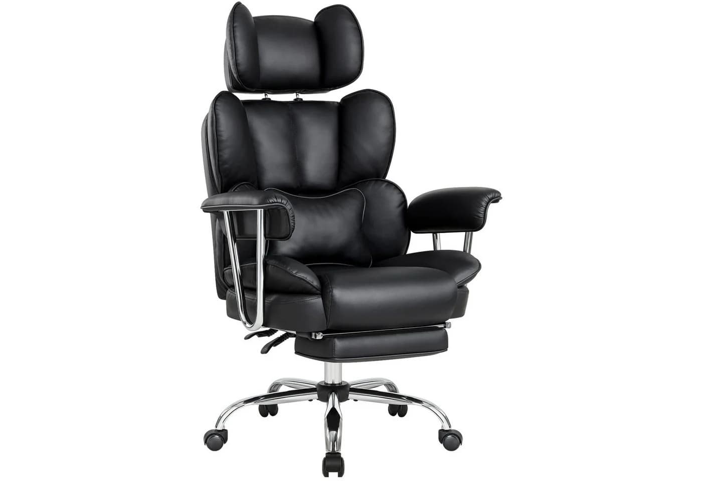 Intimate WM Heart Chefsessel Ergonomischer Bürostuhl Schwarz PU-Leder - Bild 2