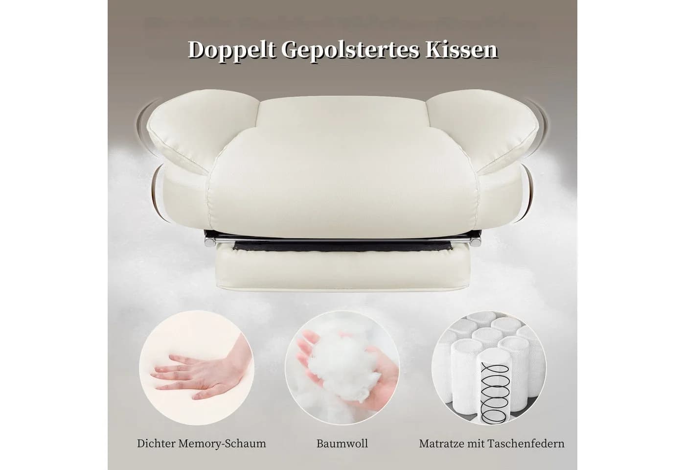 Intimate WM Heart Chefsessel Ergonomisch mit Fußstütze - Bild 4