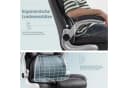 IWMH Chefsessel Ergonomischer Bürostuhl Schwarz PU-Leder Höhenverstellbar Bild 3