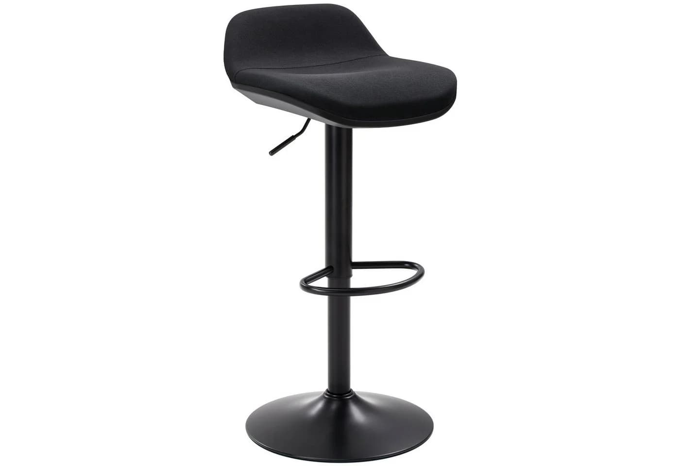 IWMH Drehhocker Höhenverstellbar Bürohocker Schwarz - Bild 2