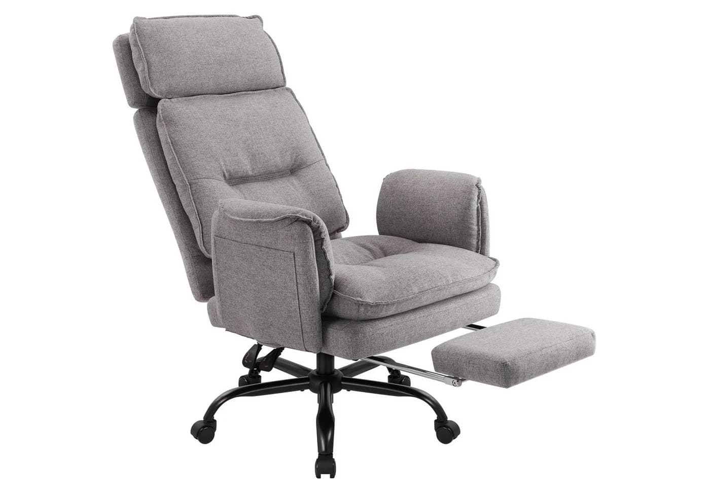 IWMH Bürostuhl Ergonomisch PU-Leder Chefsessel - Bild 2