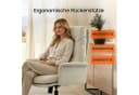 IWMH Chefsessel Ergonomisch Bürostuhl Beige Kunstleder Bild 3