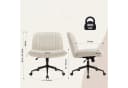 Intimate WM Heart Bürostuhl Beige Ohne Armlehnen Mit Rollen Bild 5