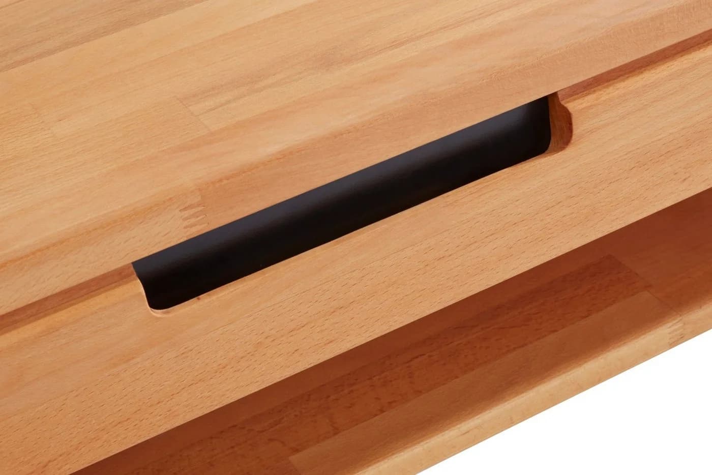TaBoLe Möbel Couchtisch Tino Massivholz Buche mit Schubkasten - Bild 3