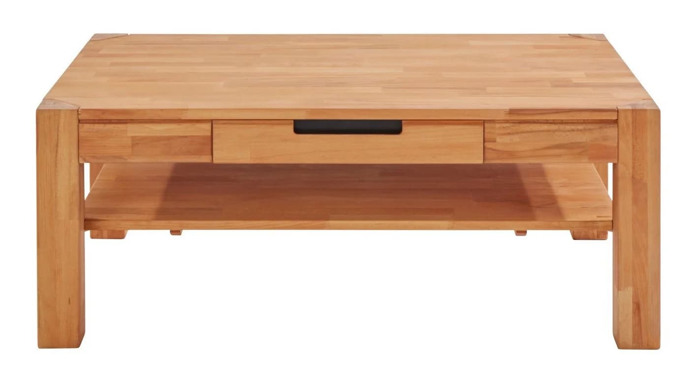 TaBoLe Möbel Couchtisch Tino Massivholz Buche mit Schubkasten - Bild 5