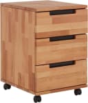 TaBoLe Möbel Rollcontainer Ema 3 Schubladen Kernbuche Massivholz geölt Bild 2