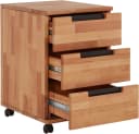 TaBoLe Möbel Rollcontainer Ema 3 Schubladen Kernbuche Massivholz geölt Bild 3