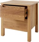 TaBoLe Nachtkommode Olivia 2 Schubladen Wildeiche oder Kernbuche geölt Bild 5