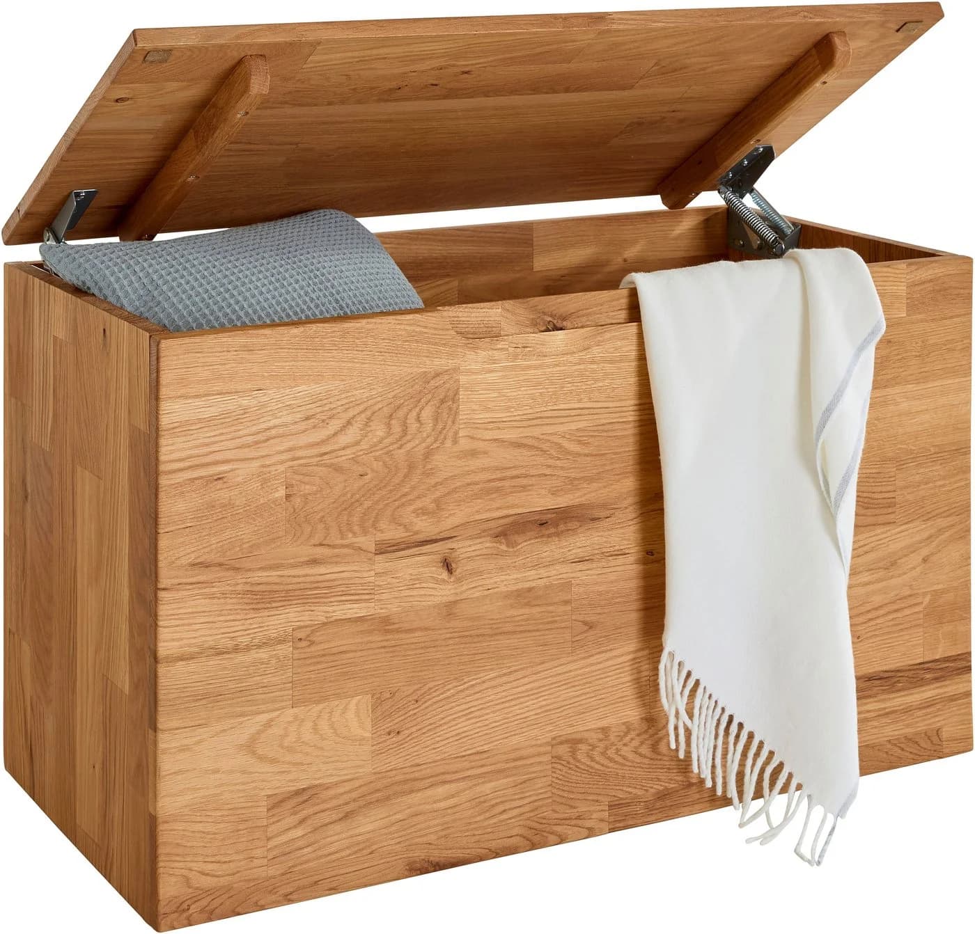 TaBoLe Möbel Truhe Santos Massivholz Kernbuche Wildeiche geölt - Bild 2