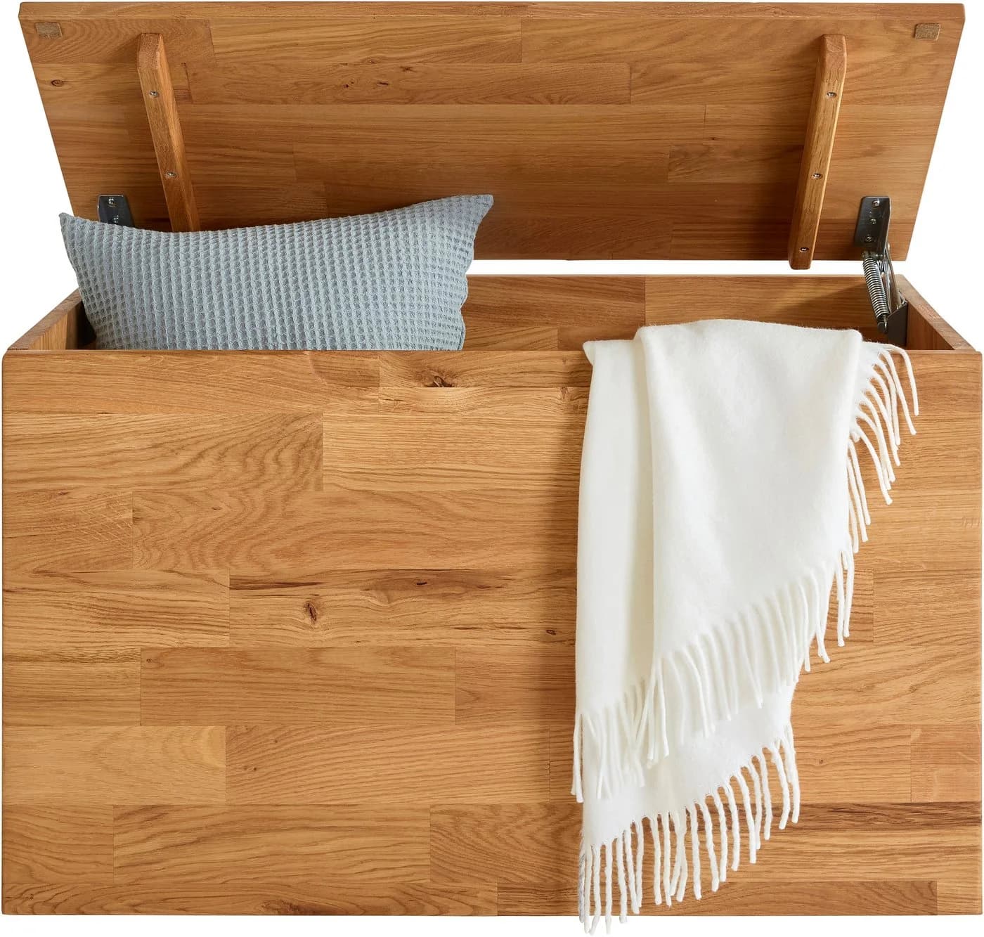 TaBoLe Möbel Truhe Santos Massivholz Kernbuche Wildeiche geölt - Bild 3