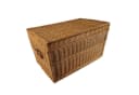 natuleo by pokuc Truhe aus Weide mit Decke braun Bild 2