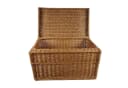 natuleo by pokuc Truhe aus Weide mit Decke braun Bild 5