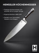 HENSSLERS Pfannen-Set Premium 5-tlg. Edelstahl mit Grillzange & Messer Bild 1