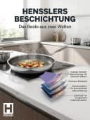 HENSSLERS Pfannen-Set Premium 5-tlg. Edelstahl mit Grillzange & Messer Bild 4