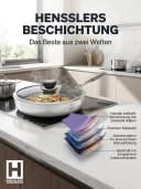 HENSSLERS Schmorpfanne Premium 26 cm Edelstahl mit Grillzange Bild 3