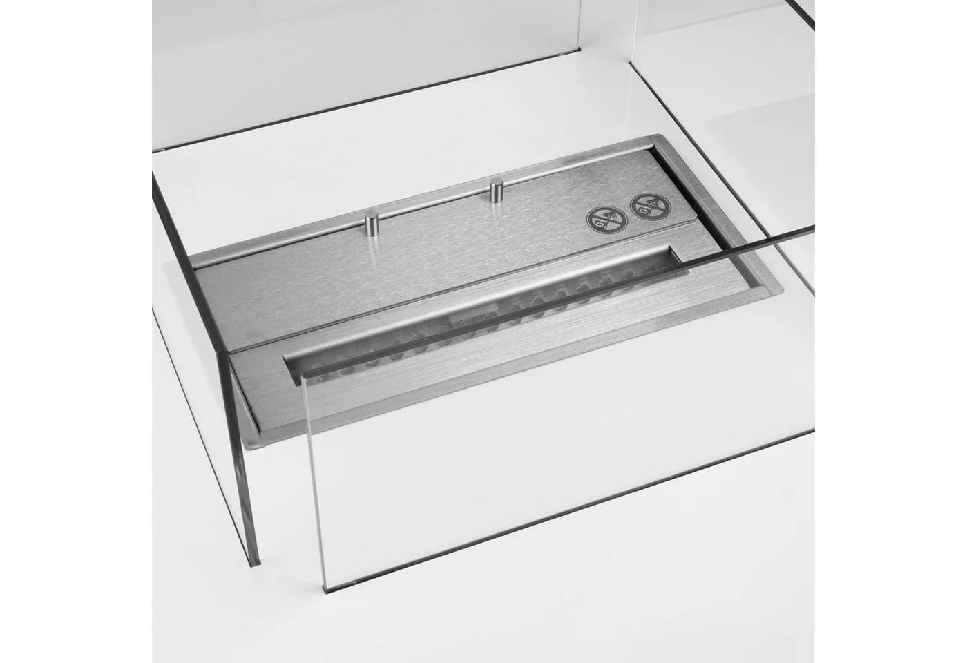 Moritz Dekokamin Standkamin Ethanol Glas Metall Modern - Bild 4