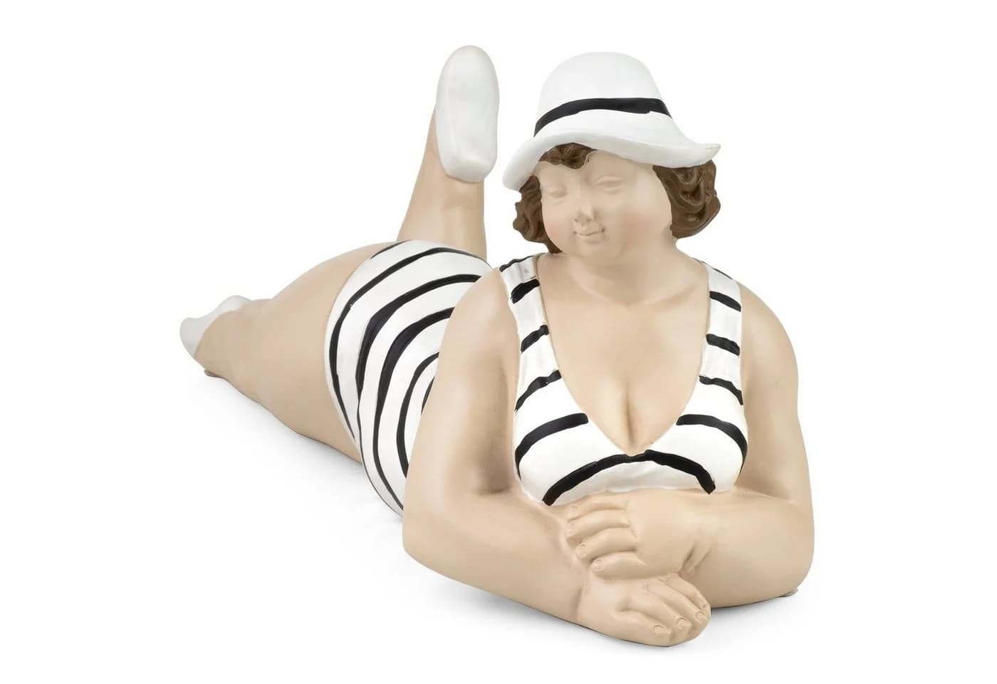 Moritz Dekofigur Badenixe Frau im Badeanzug liegend, Polyresin - Bild 2