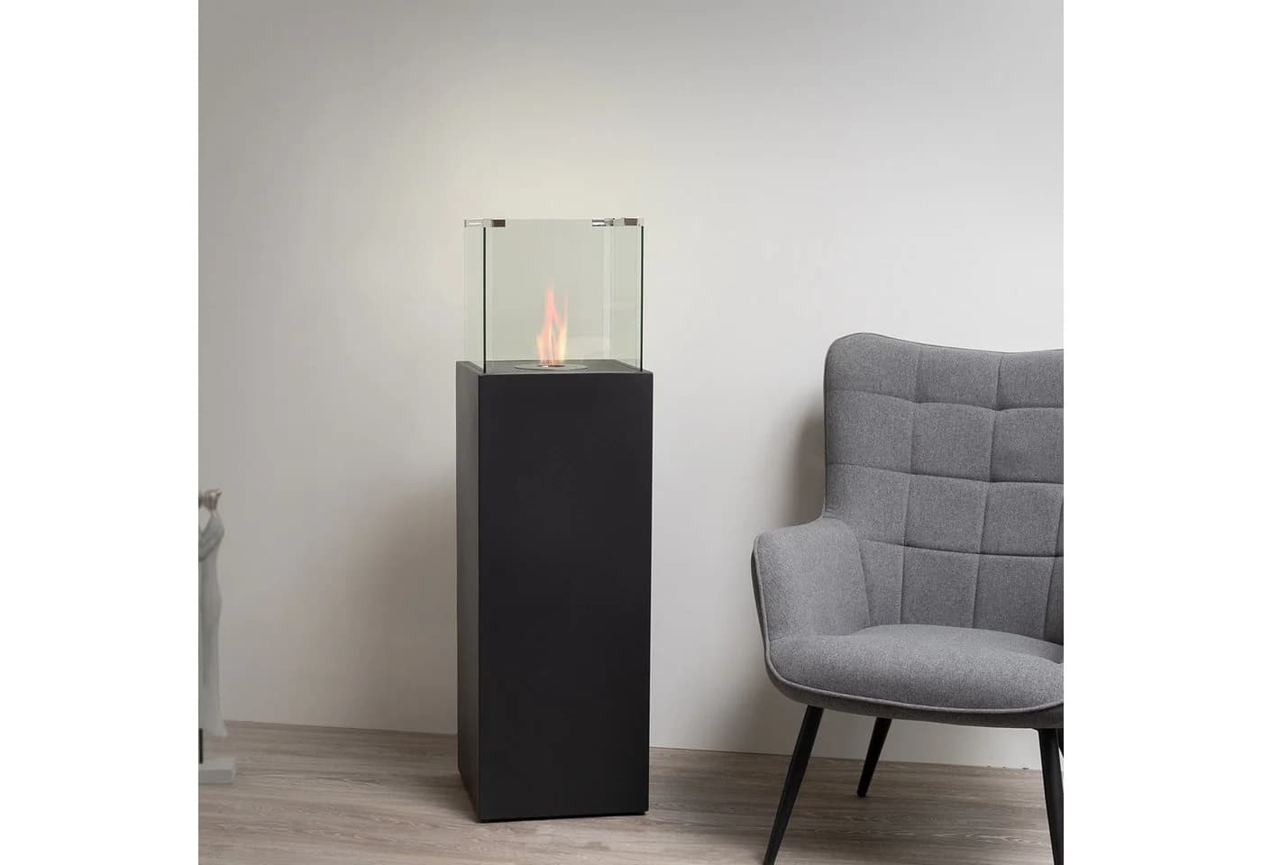 Moritz Standkamin 121 x 35 x 35 cm