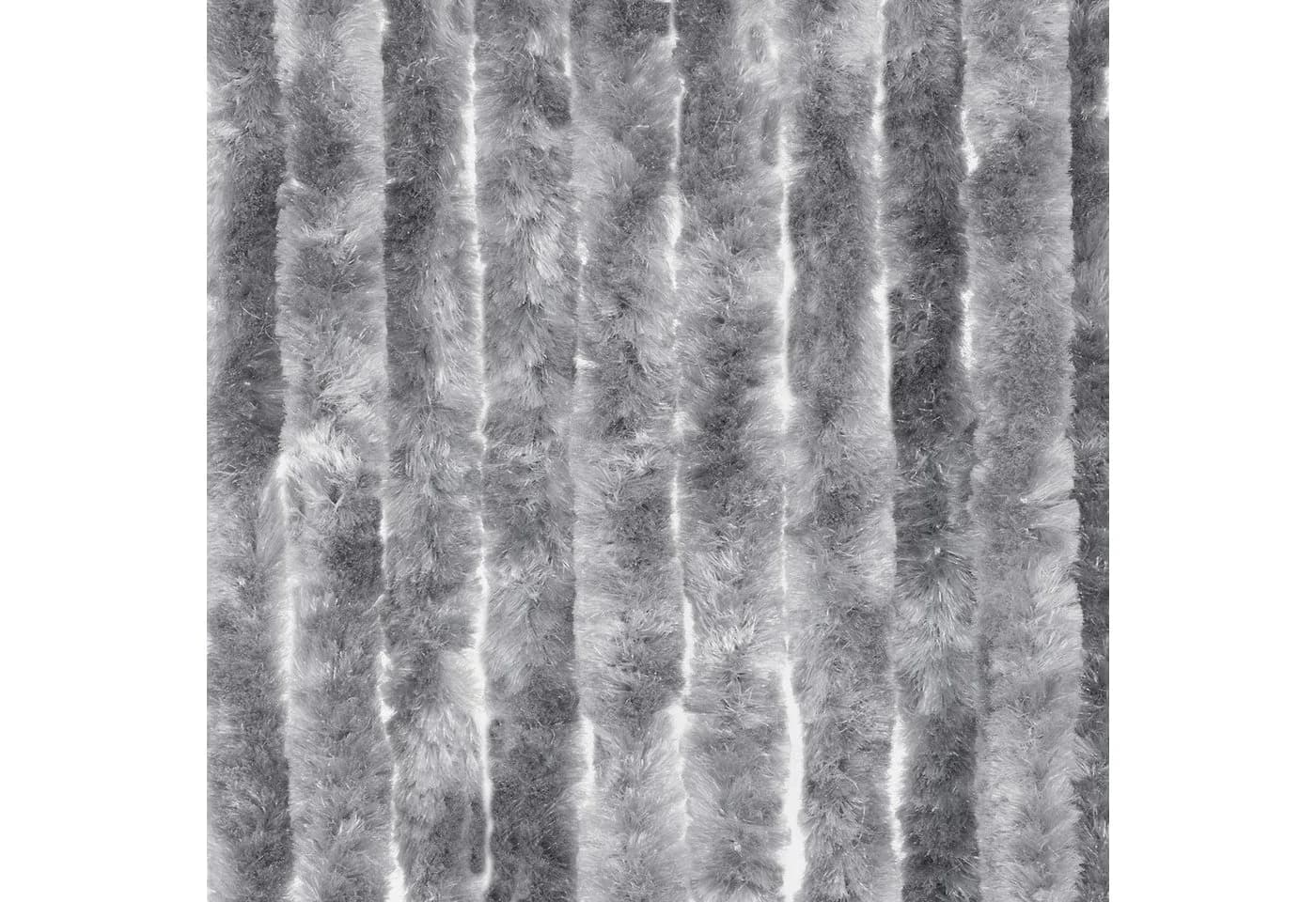Moritz Türvorhang Flauschvorhang 100 x 200 cm grau Hakenaufhängung - Bild 2