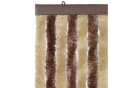 Moritz Türvorhang Flauschvorhang Braun Beige Hakenaufhängung Bild 4