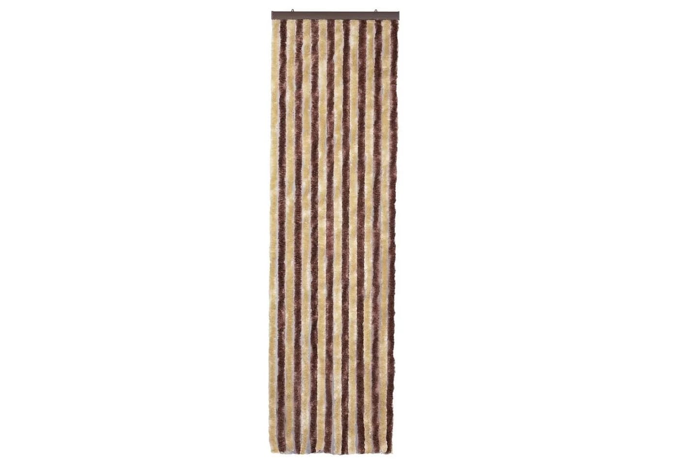 Moritz Türvorhang Flauschvorhang Braun Beige Hakenaufhängung - Bild 5