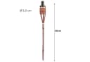 Moritz 10x Gartenfackel deluxe 60 cm dunkelbraun Bambus Bild 3