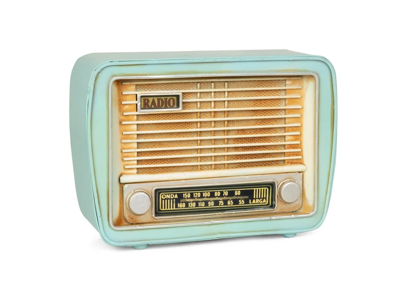Moritz Spardose Blech Radio Türkis Retro - Bild 2
