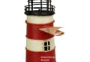 Moritz Spardose Blech Leuchtturm Rot Weiß Retro Bild 4