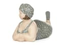 Moritz Dekofigur Mollige Badenixe im Badeanzug liegend Maritime Deko Polyresin Bild 5