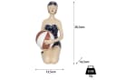 Moritz Deko-Figur Badenixe im Badeanzug mit Wasserball sitzend Maritime Deko Bild 3