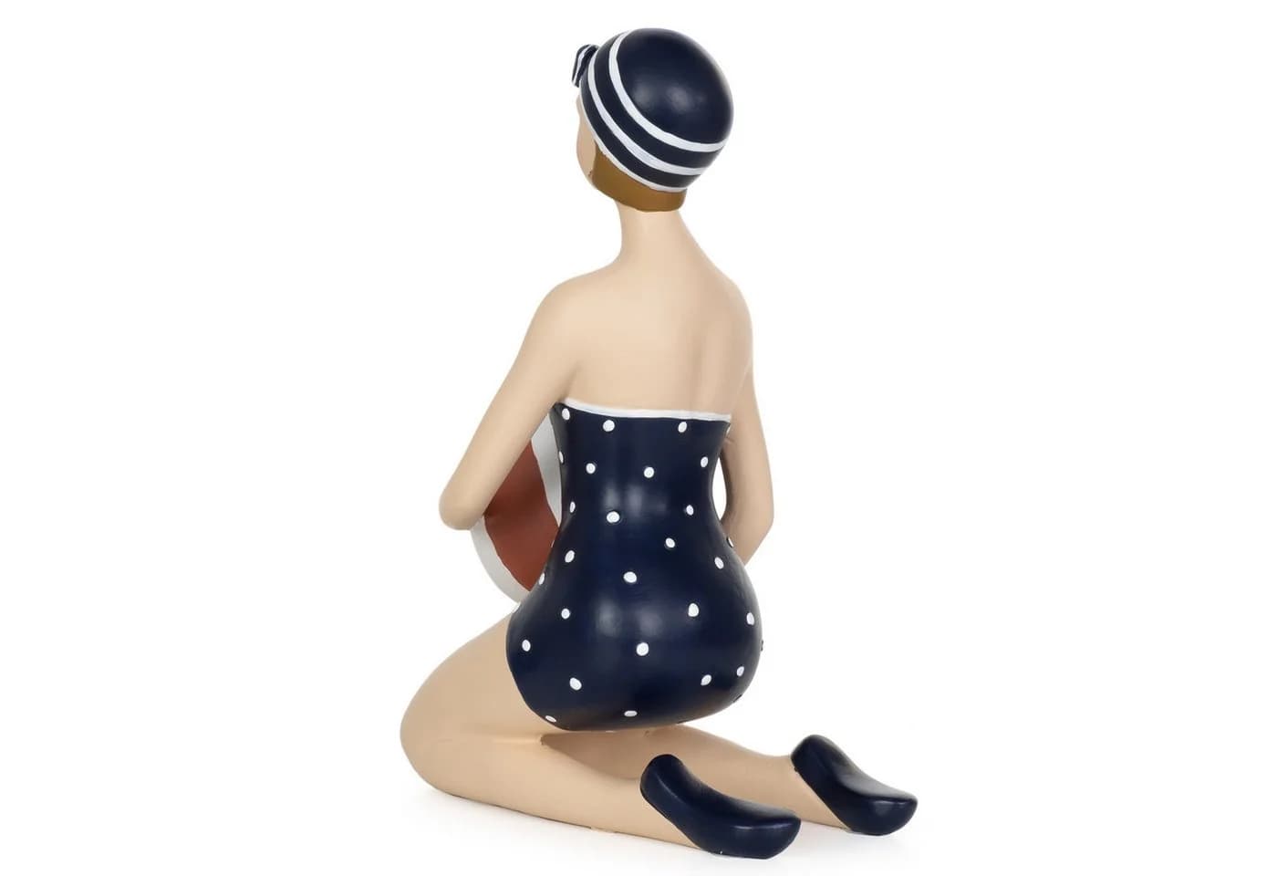 Moritz Deko-Figur Badenixe im Badeanzug mit Wasserball sitzend Maritime Deko - Bild 5