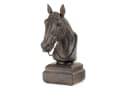 Moritz Deko-Figur Pferdekopf Skulptur Polyresin Dunkelbraun Bild 5