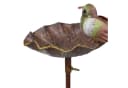 Moritz Gartenstecker Vogeltränke Grün mit Vogel Bild 4