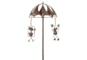 Moritz Gartenstecker Windspiel Mäuse Karussel Braun Metall Bild 2