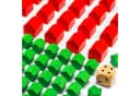 Waldfelsen Spiel ERSATZTEILE Häuser und Hotels aus Holz für Monopoly Bild 5