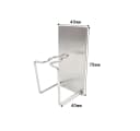 BAYLI Zahnbürstenhalter 2er Set Edelstahl Selbstklebend Silber Bild 1