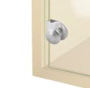 BAYLI Glastürgriff 2er Set Silber Zinklegierung Ohne Bohren Bild 4