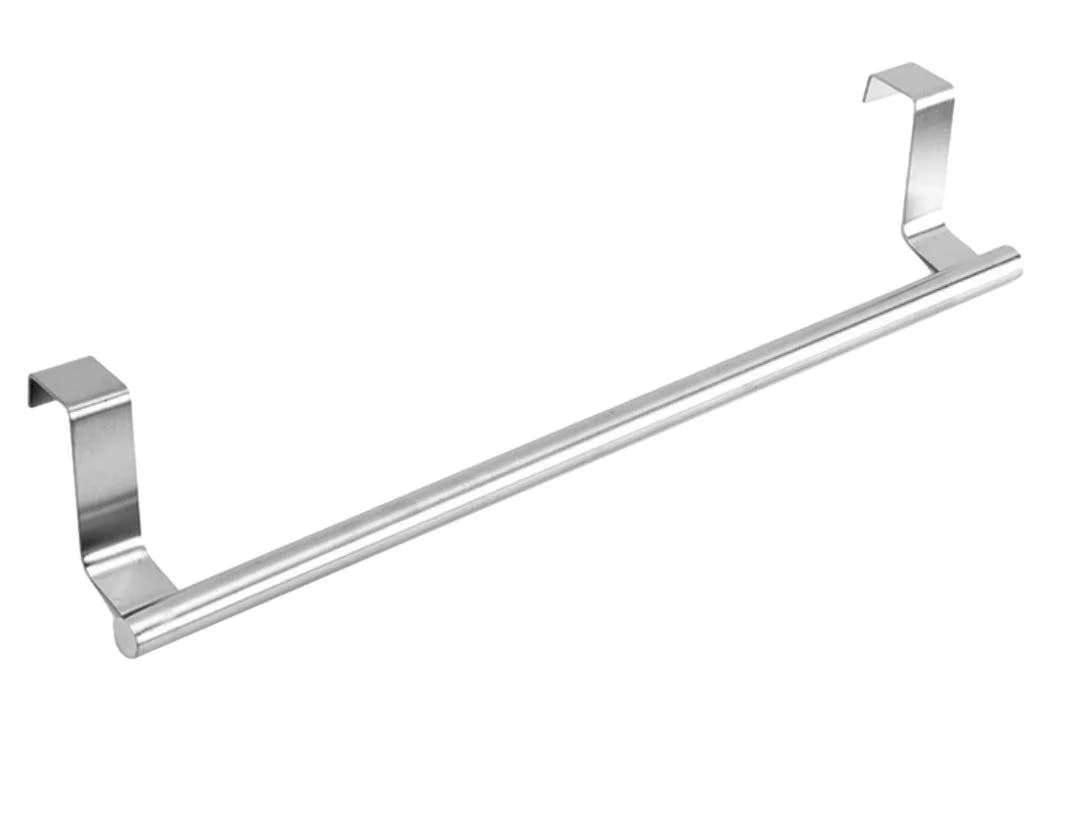 BAYLI Geschirrtuchhalter 2er Set Edelstahl Silber zum Einhängen