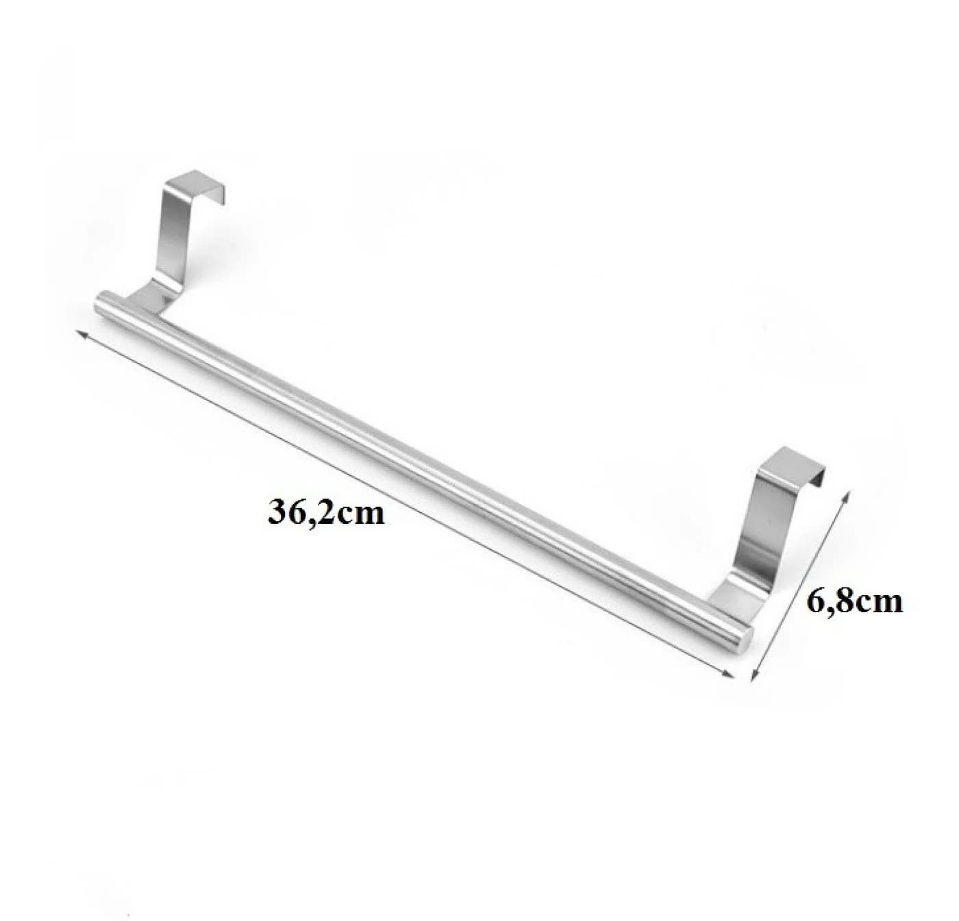 BAYLI Geschirrtuchhalter 2er Set Edelstahl Silber zum Einhängen - Bild 3