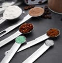 BAYLI 6-teiliges Messlöffel-Set Edelstahl mit Messlineal Bild 5