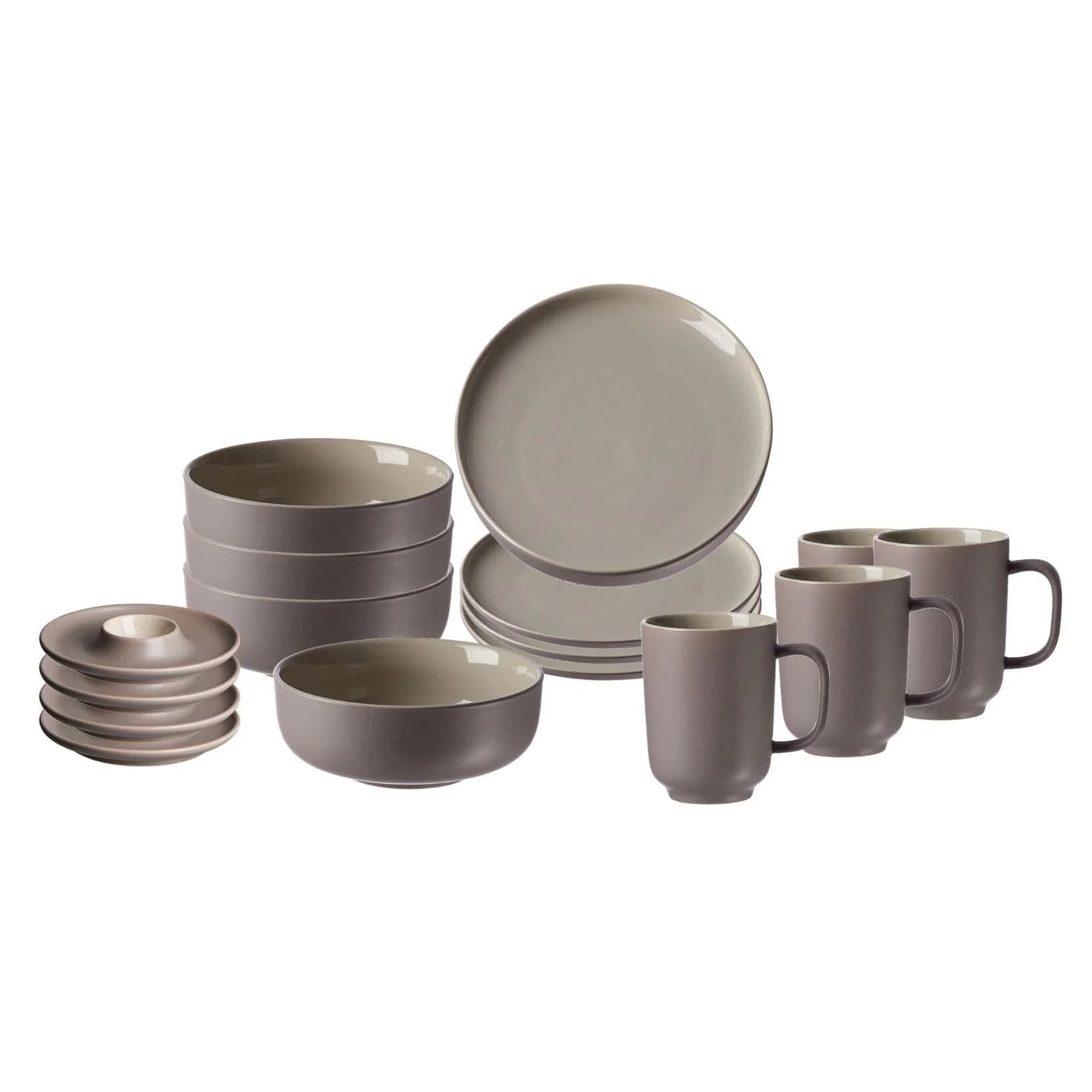 Ritzenhoff & Breker Frühstücksset Jasper 16er Set Weiß Modern