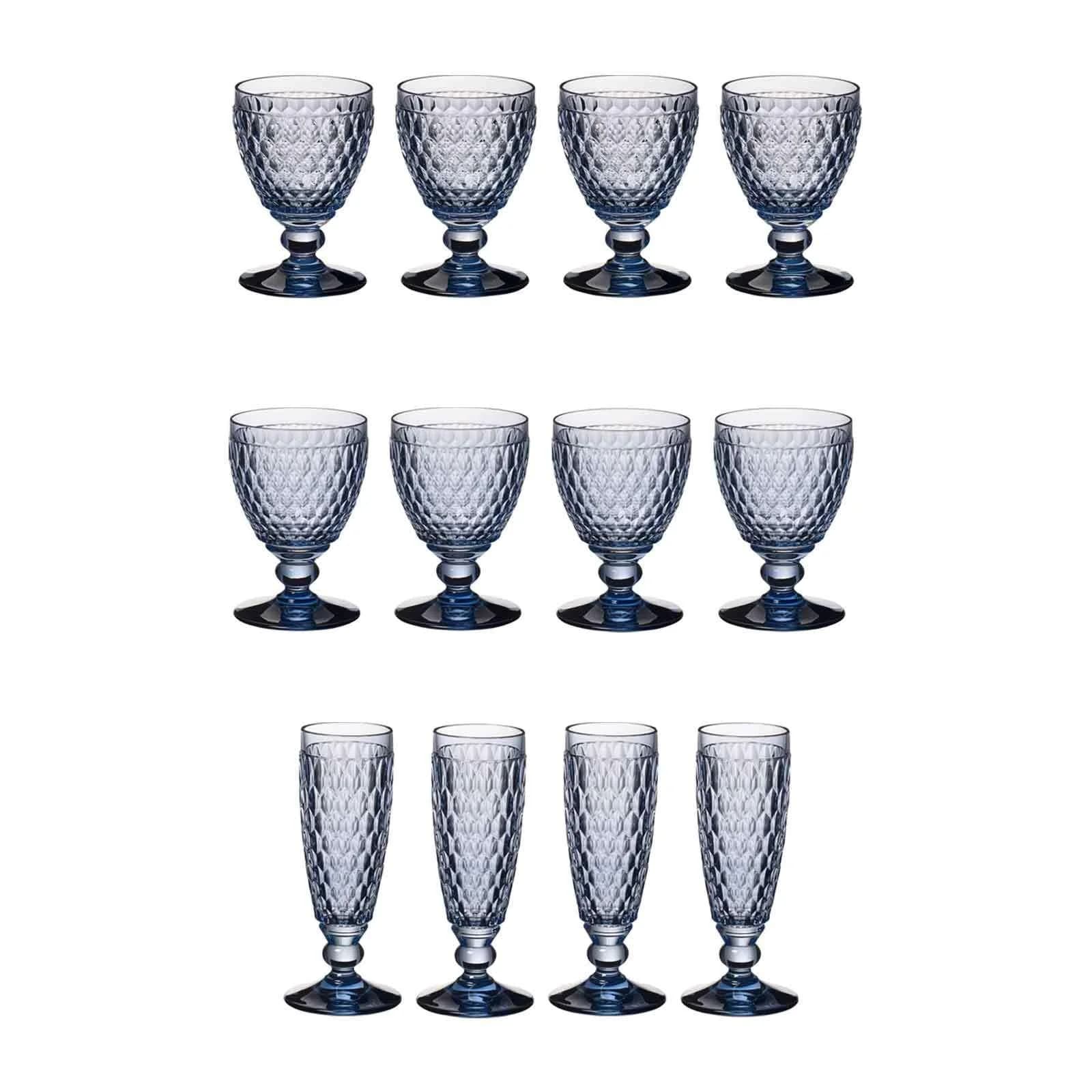 Villeroy & Boch Boston Coloured Glas-Set 12-teilig Blau